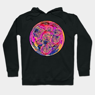 Sphere 2 Pattern in Pink Hoodie